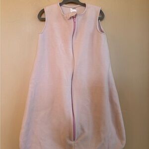 Cozy Pink Sleeveless Kids Sleep Sack 12-18 Months